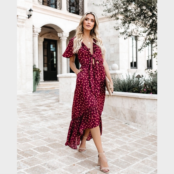 Vici Dresses & Skirts - NWT! Vici Marmalade Floral Pocketed High Low Maxi